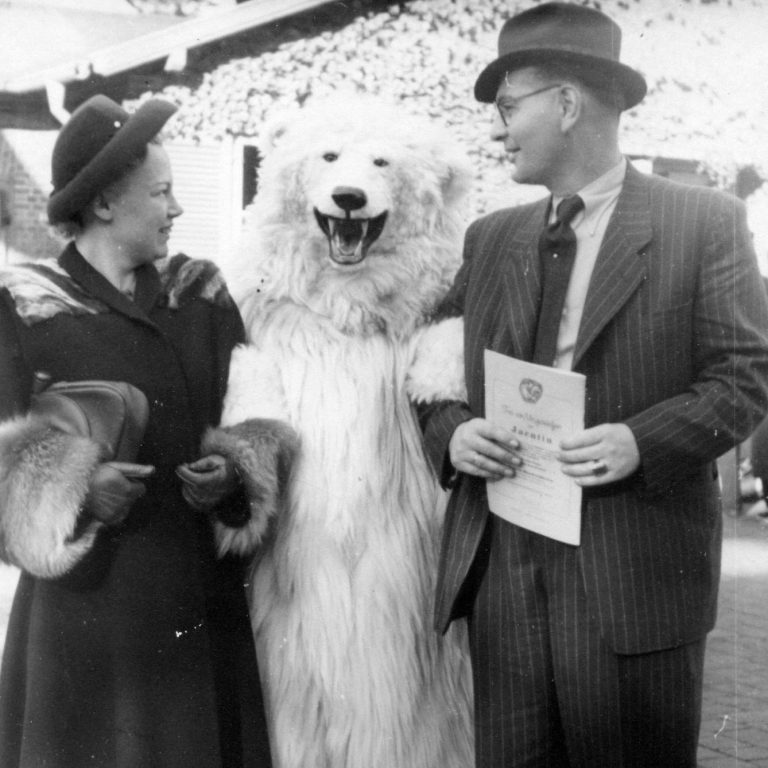 Marianna und Fritz Overbeck 1950 in London